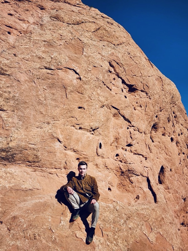 Xavier in the Colorado foothills